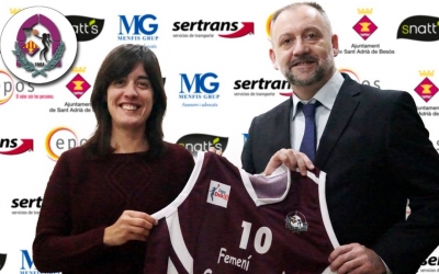 Glòria Estopà no ha pogut acabar la temporada amb el sènior del Femení Sant Adrià. | Sant Adrià